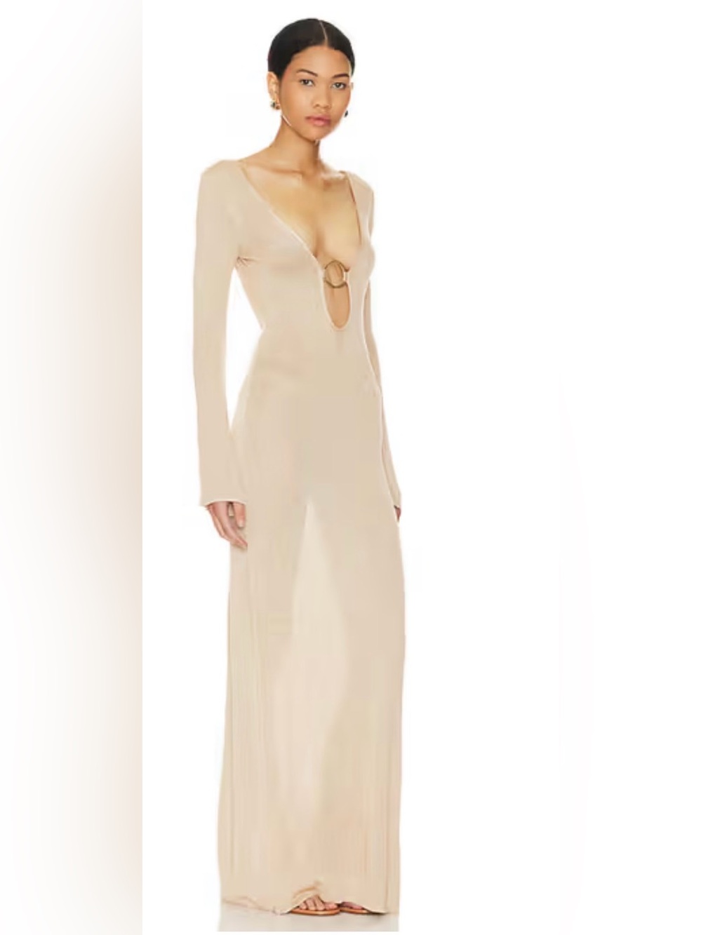 Flook the Label Nyala semi sheer maxi dress